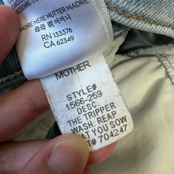 MOTHER SUPERIOR The Tripper Jeans Reap What You Sow Straight Leg - Picture 13 of 16